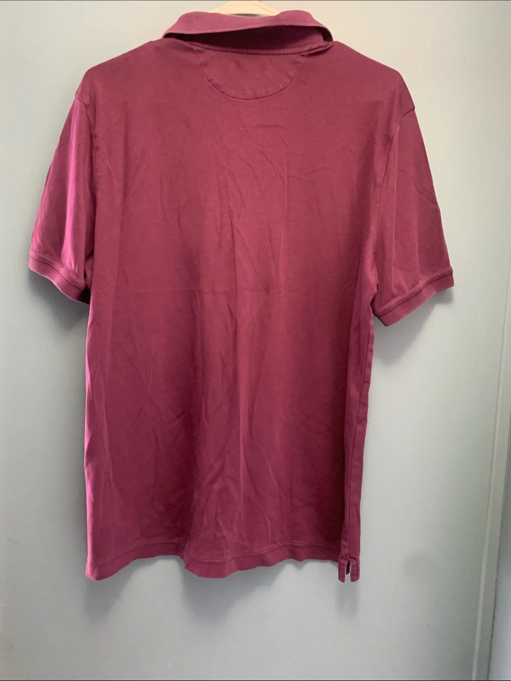 Banana Republic Men's Wine Polo Shirt